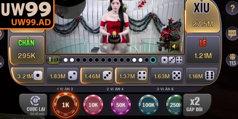 Tài xỉu online UW99 có giao diện trực quan, thao tác mượt mà
