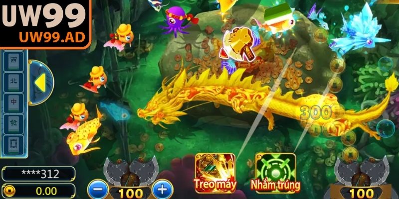 Tiên bắn cá UW99 lấy cảm hứng từ bối cảnh đại dương rộng lớn
